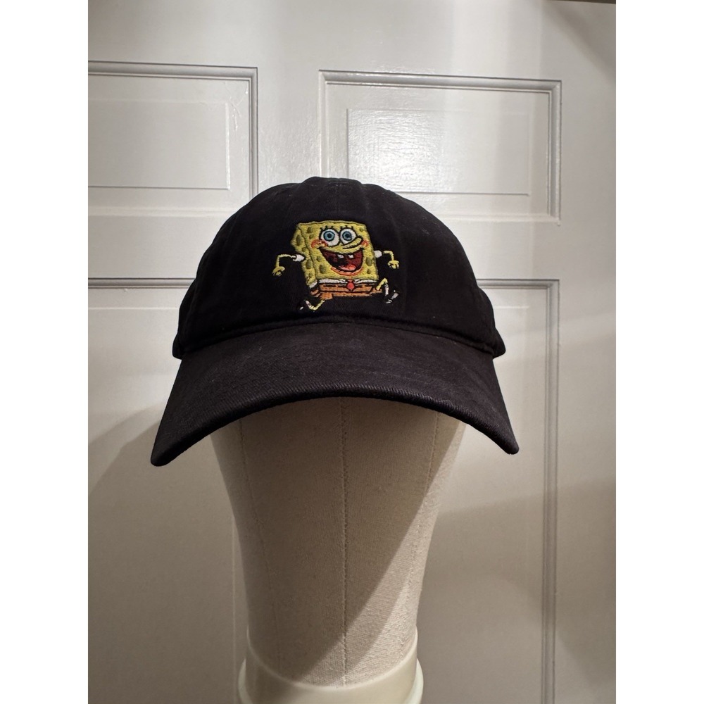 Nickelodeon Spongebob 2017 Viacom Adjustable Hat Black Cap